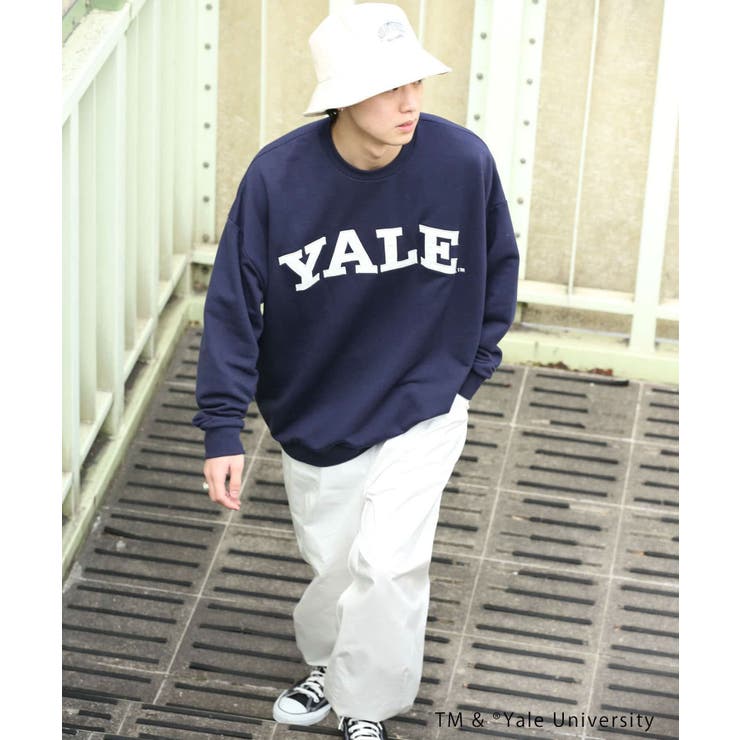 別注』YALE×SENSEOFPLACE カレッジロゴスウェット[品番：UBRW0008774