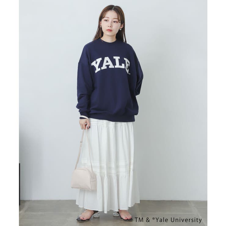 別注』YALE×SENSEOFPLACE カレッジロゴスウェット[品番：UBRW0008774