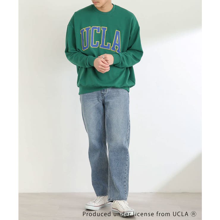 別注』UCLA×SENSEOFPLACE カレッジロゴスウェット[品番