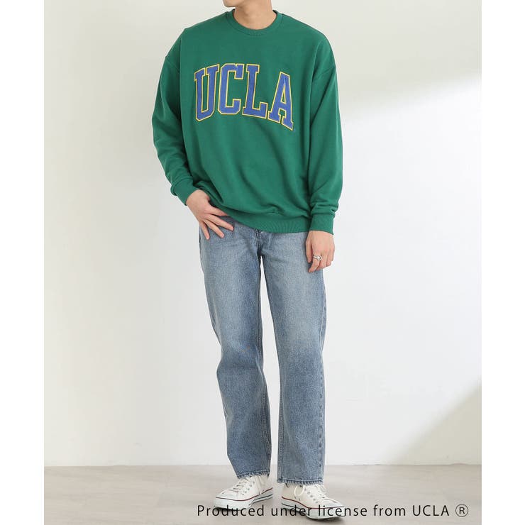 別注』UCLA×SENSEOFPLACE カレッジロゴスウェット[品番