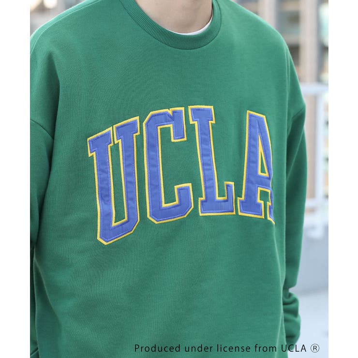 別注』UCLA×SENSEOFPLACE カレッジロゴスウェット[品番