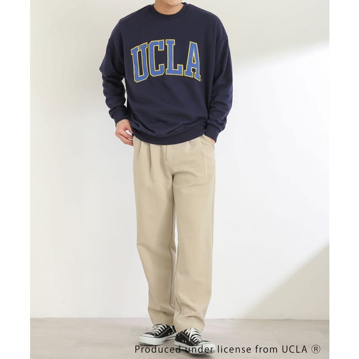 別注』UCLA×SENSEOFPLACE カレッジロゴスウェット[品番
