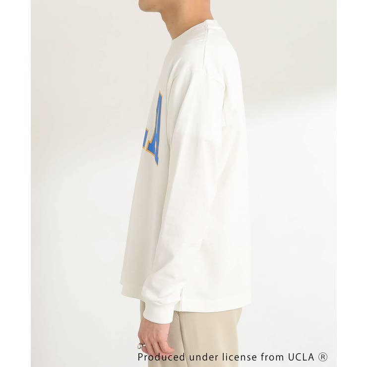 ユニセックス』『別注』UCLAカレッジロゴロングTシャツ A[品番
