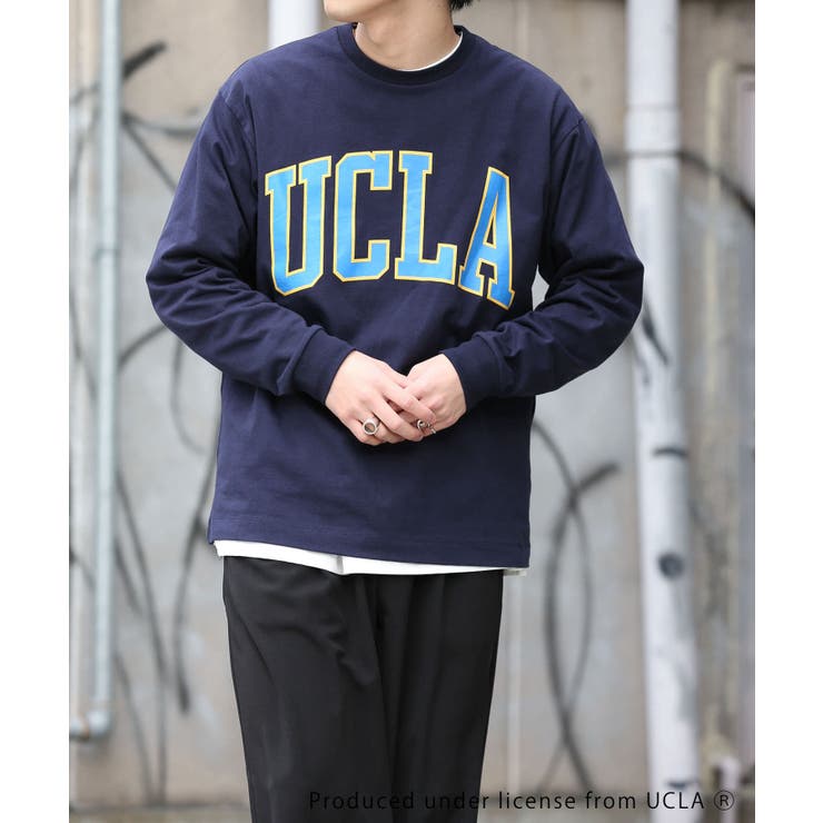 ユニセックス』『別注』UCLAカレッジロゴロングTシャツ A[品番