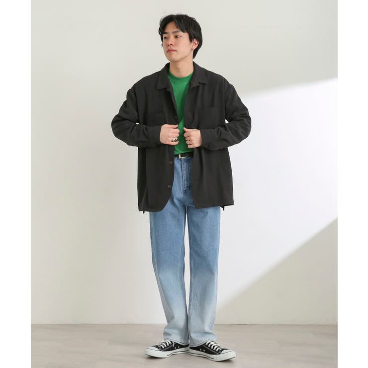 セットアップ対応』 カラールーズオープンカラーシャツ[品番 セットアップ対応』 カラールーズオープンカラーシャツ[品番