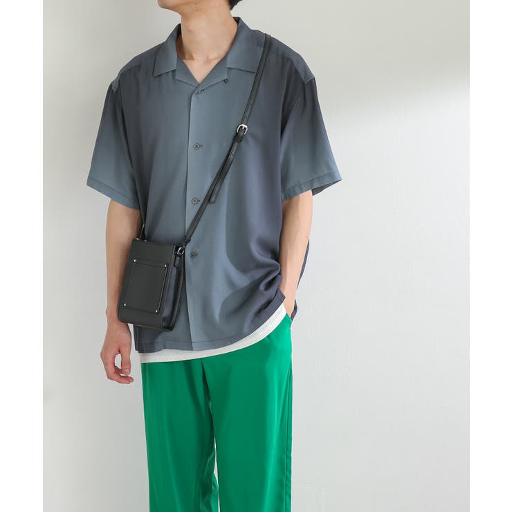 グラデーションオープンカラーシャツ[品番：UBRW0009339]｜SENSE