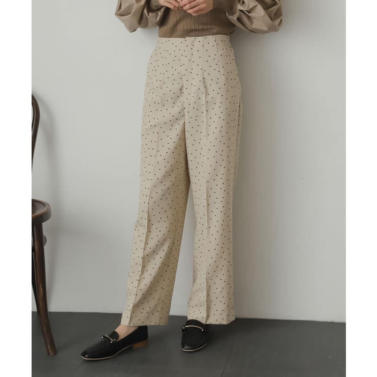 XS・TALL展開あり』リネンライクハイウエストワイドパンツ[品番 XS・TALL展開あり』リネンライクハイウエストワイドパンツ[品番