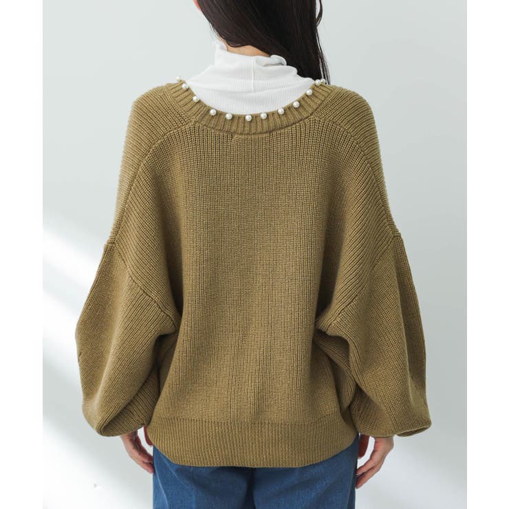 René - ♡極美品♡ Rene 36 パールボタン カーディガン