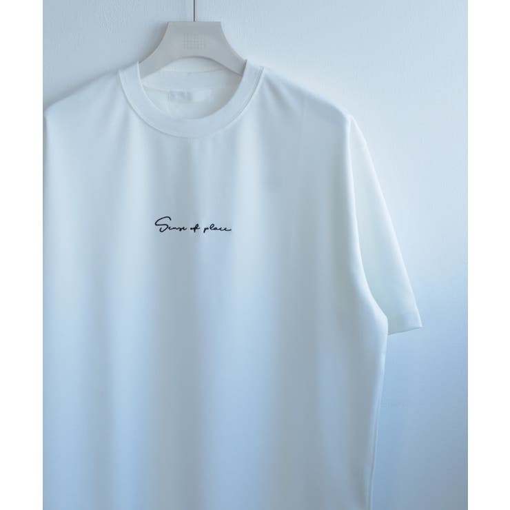 【L.KHAKI】『一部WEB限定カラー』シシュウポンチTシャツ(5分袖)