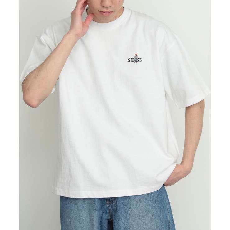 ユニセックス』ポップアートシシュウTシャツ(5分袖)B[品番