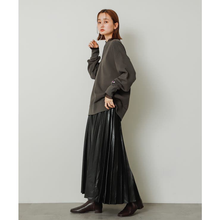 別注』champion×SENSE OF PLACE ハーフジップスウェット[品番