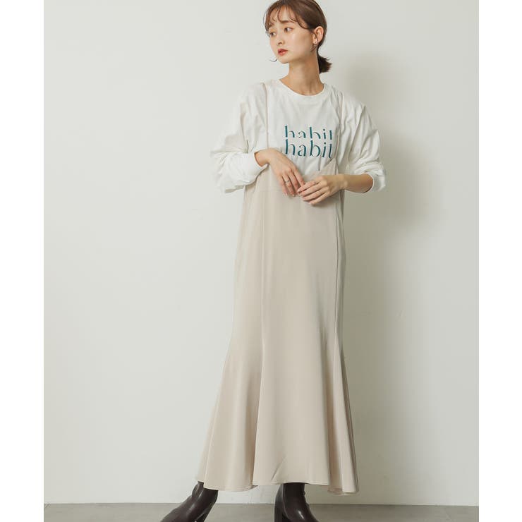 サテンキャミワンピース[品番：UBRW0010678]｜SENSE OF PLACE