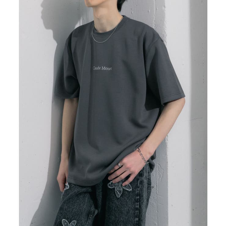 別注』Claude Monet グラフィックアートTシャツ(5分袖)B[品番 