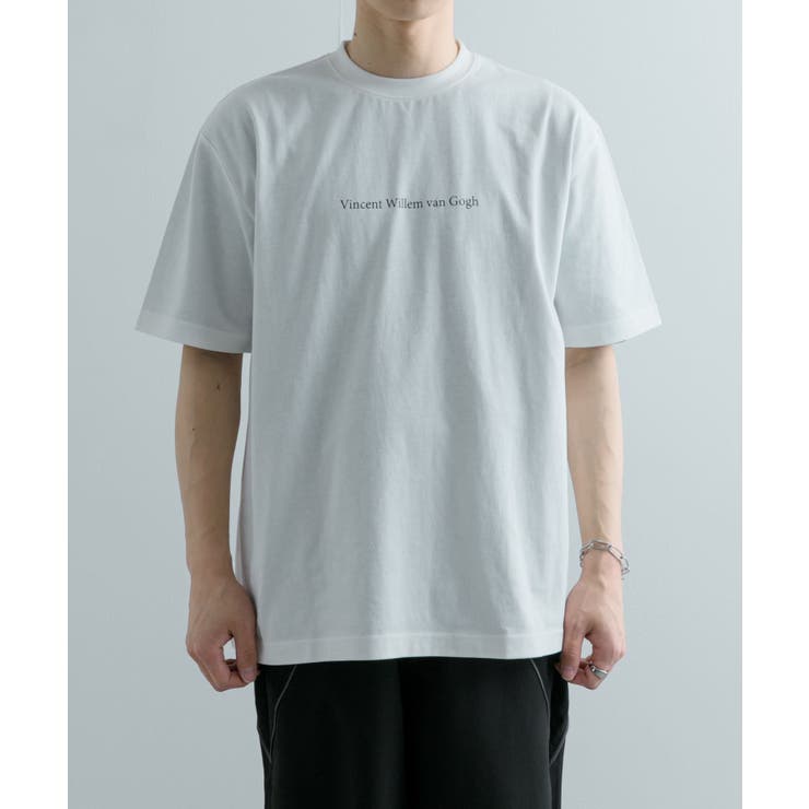 最安値級価格 別注』グラフィックアートTシャツ(5分袖)D[品番：UBRW0011918 トップス