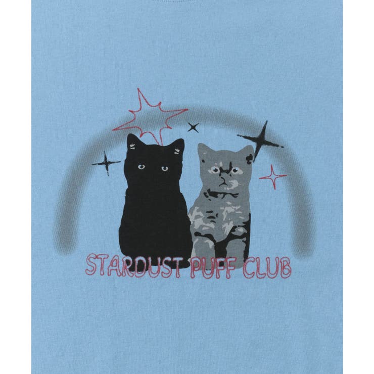 キャットグラフィックプリントTシャツ A[品番:UBRW0012027 キャットグラフィックプリントTシャツ A[品番:UBRW0012027