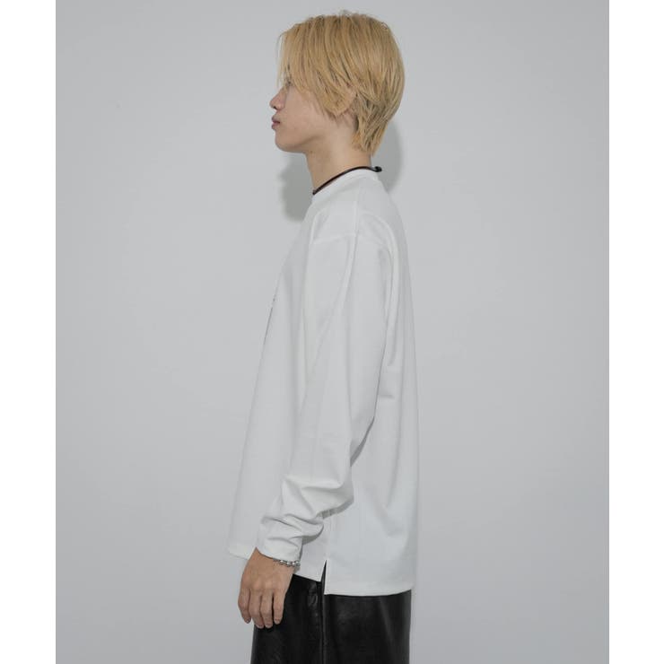 ポンチグラフィックロングスリーブTシャツ A[品番：UBRW0012407