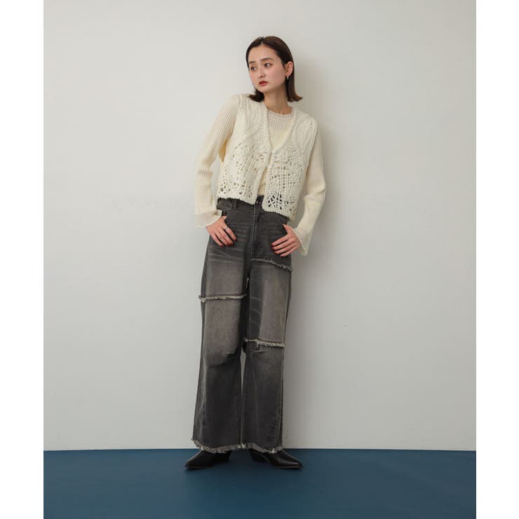crewre online shop / ケープレイヤードVネックベスト