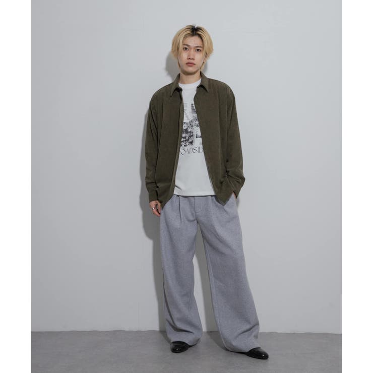 コーデュロイレギュラーカラーシャツ[品番：UBRW0012522]｜SENSE