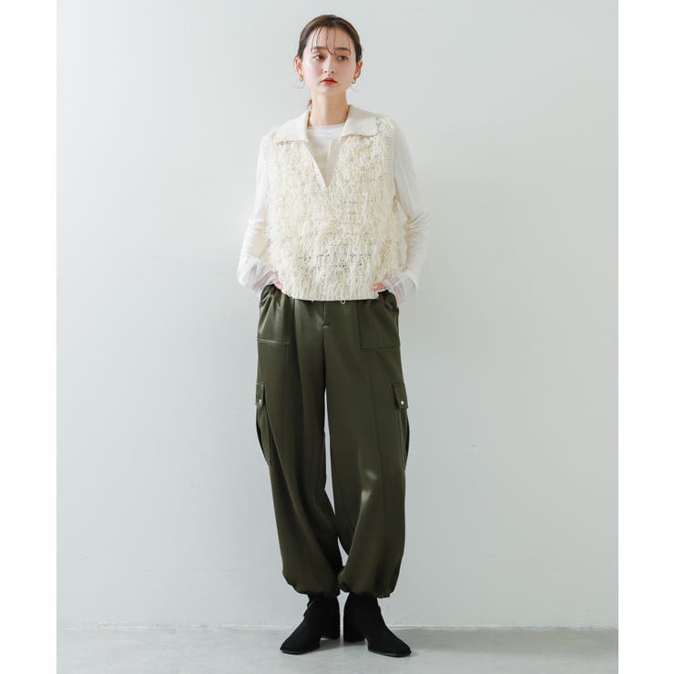 シャイニーカットカーゴパンツ[品番：UBRW0012665]｜SENSE OF