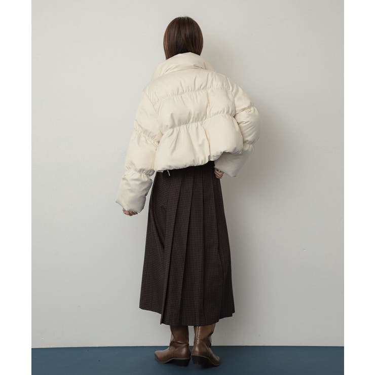 WEB/一部店舗限定』シャーリングクロップドダウン - ジャケット