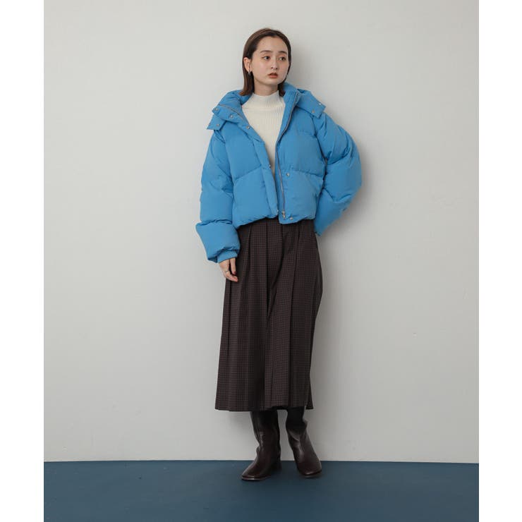フーデット2wayショートダウン[品番：UBRW0012532]｜SENSE OF
