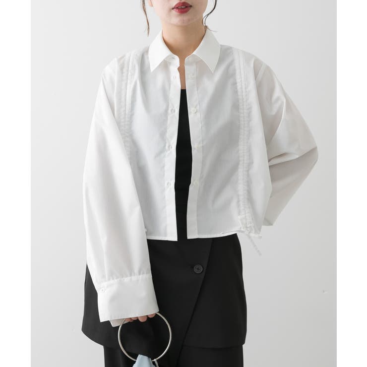 リトストラクチャー rito 美品 完売品 2way シャーリングシャツ