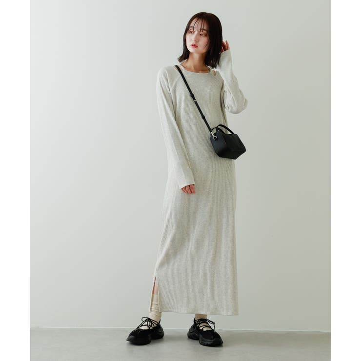 デザインネックカットワンピース[品番：UBRW0012718]｜SENSE OF