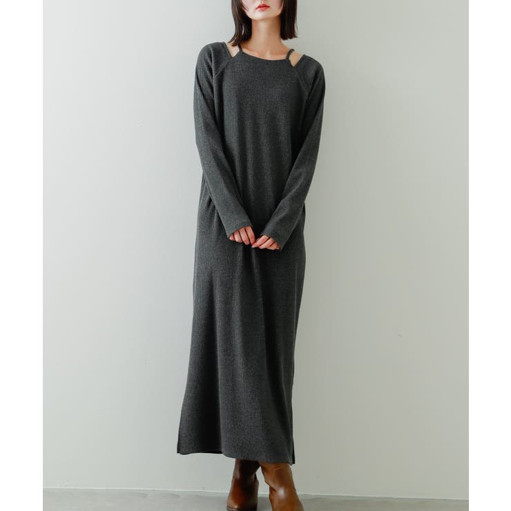 デザインネックカットワンピース[品番：UBRW0012718]｜SENSE OF