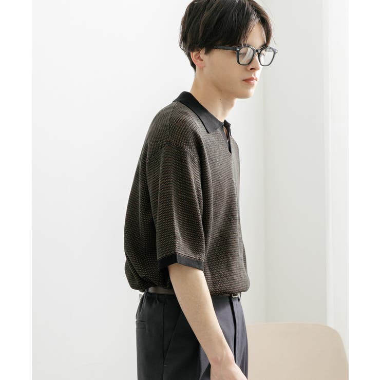 ユニセックス』『洗濯可』ミックススキッパーニット[品番