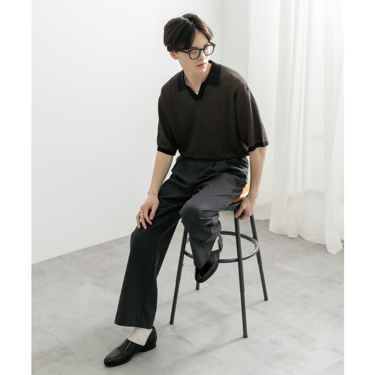 ユニセックス』ミックススキッパーニット[品番：UBRW0012912