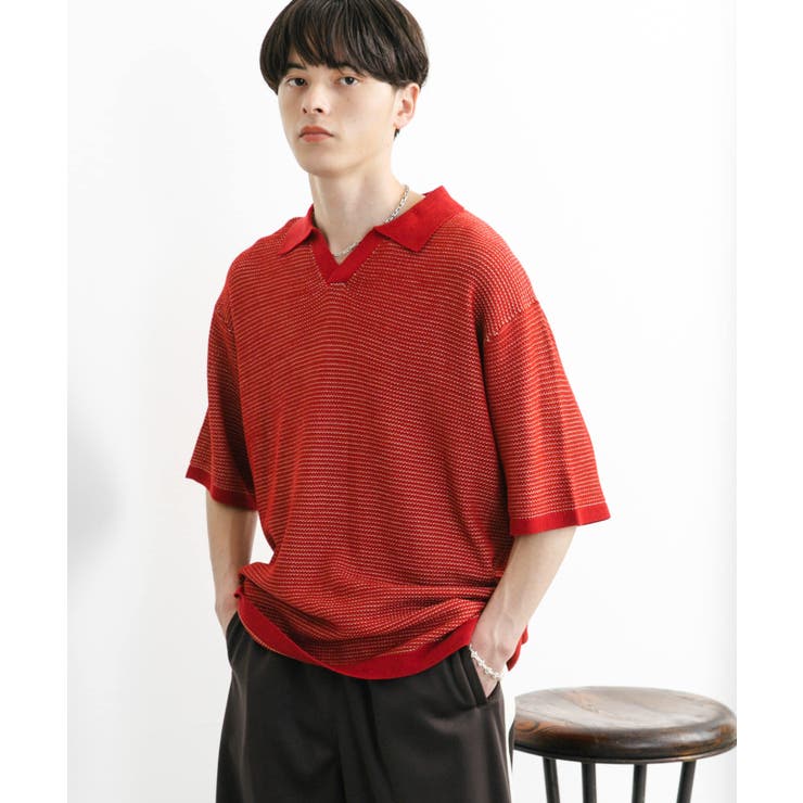 ユニセックス』ミックススキッパーニット[品番：UBRW0012912