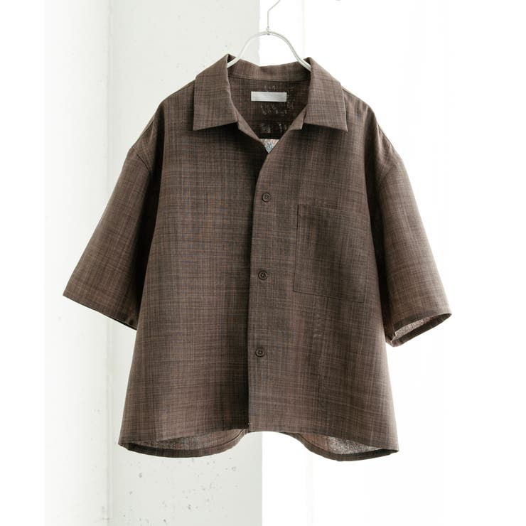 UR TECH DRYLUXE』リネンライクショートスリーブシャツ
