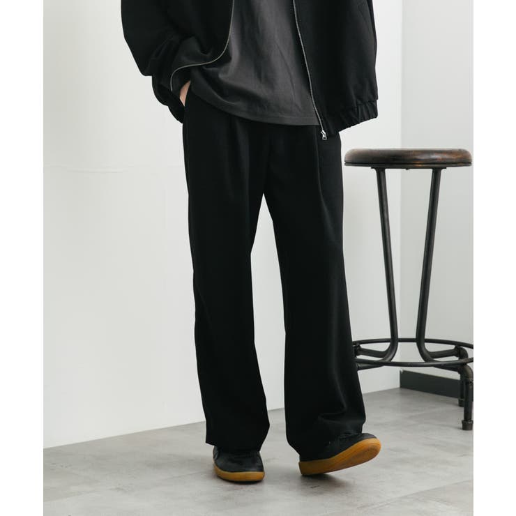 UR TECH DRYLUXE』 リネンライクワイドパンツ[品番：UBRW0012950