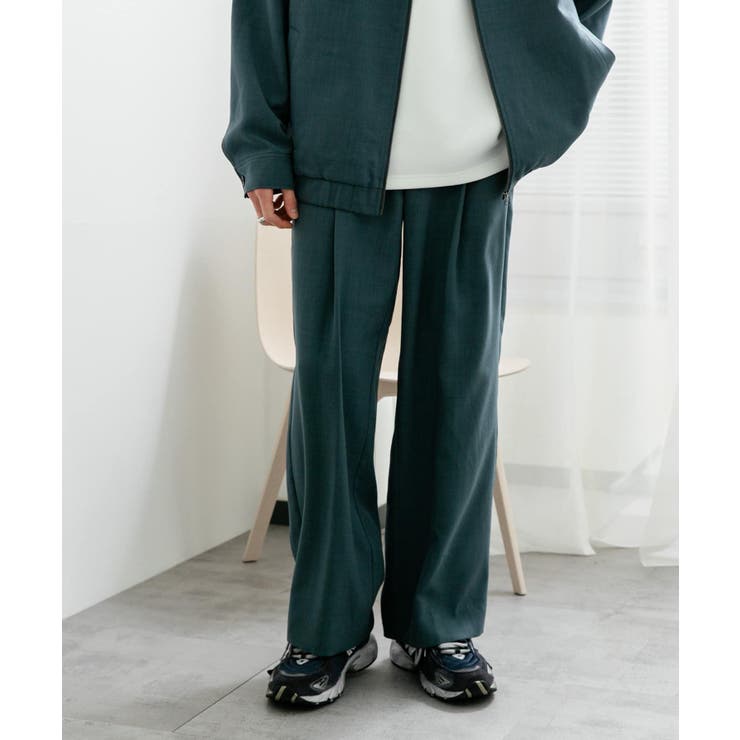 UR TECH DRYLUXE』 リネンライクワイドパンツ[品番：UBRW0012950