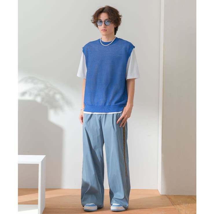 カラフルメッシュニットベスト[品番：UBRW0009593]｜SENSE OF