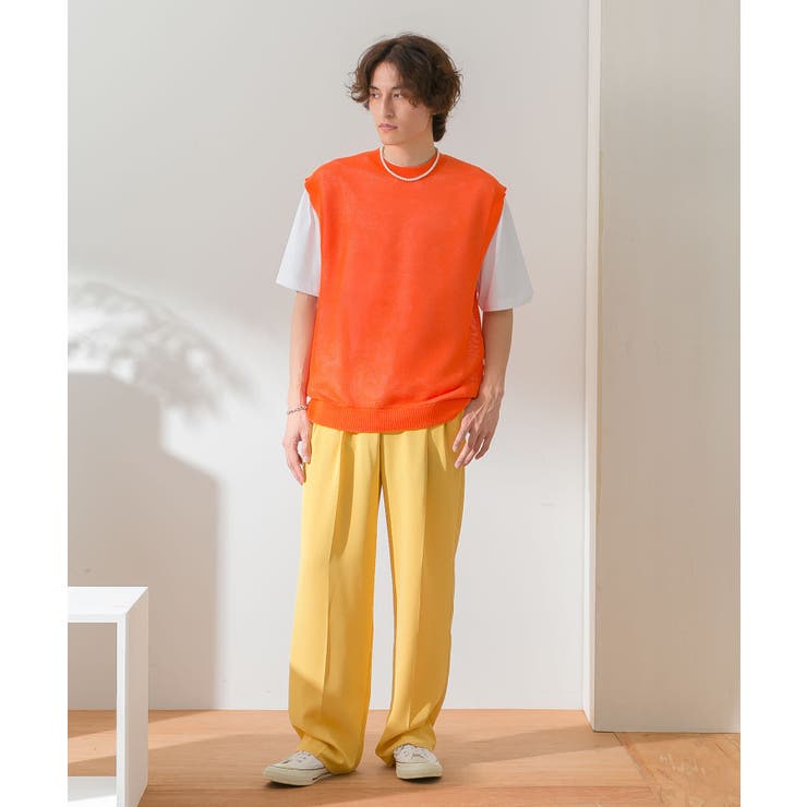 カラフルメッシュニットベスト[品番：UBRW0009593]｜SENSE OF