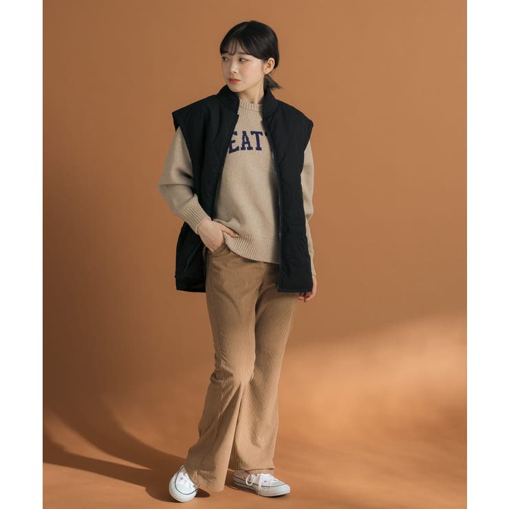 【BEIGE】HEYUMM コーデュロイフレアパンツ[品番：UBRW0009870]｜SENSE OF PLACE  （センスオブプレイス）のレディースファッション通販｜SHOPLIST（ショップリスト）