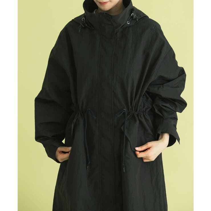 Uiscel ボリュームスタンドカラーロングコート[品番