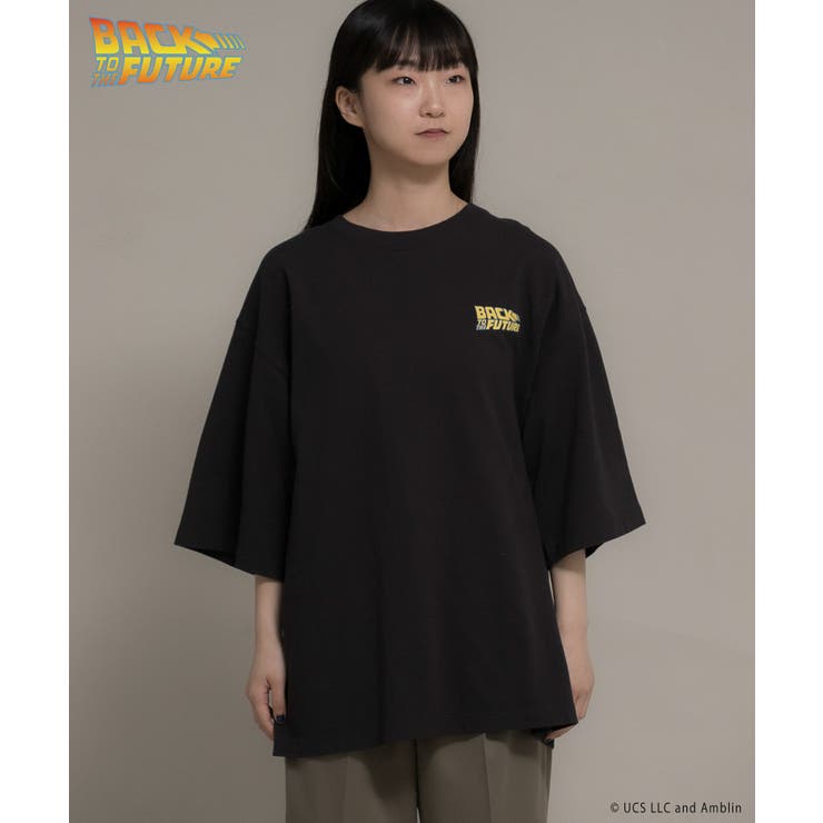 【BLACK】Uiscel 『BACK TO THE FUTURE』TシャツA