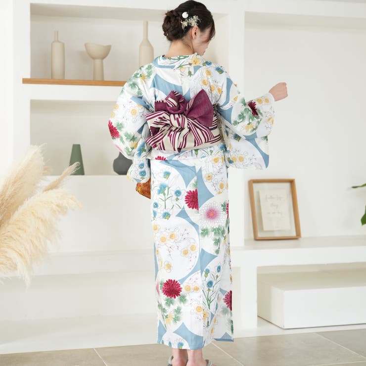 utatane 浴衣　レディース　オリジナルデザイン ベージュ　浴衣セット utatane 浴衣セット ベージュ系 ベージュ 女性浴衣 | 通販・人気