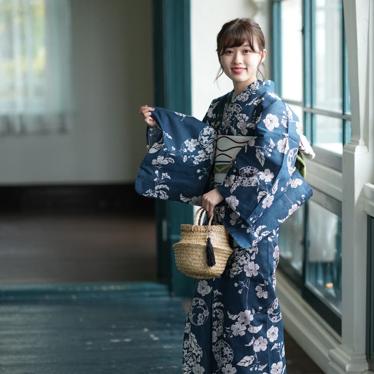 utatane 浴衣 帯（黒） 下駄 3点セット 24時間以内発送可 最終値
