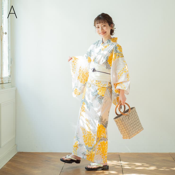 浴衣 3点セット maru×utatane[品番：SNBW0009115