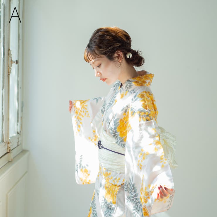 浴衣 3点セット maru×utatane[品番：SNBW0009115