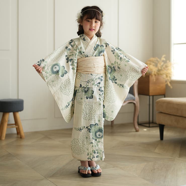子供浴衣 3点セット utatane[品番：SNBW0009207]｜ひよこ商店（ヒヨコ