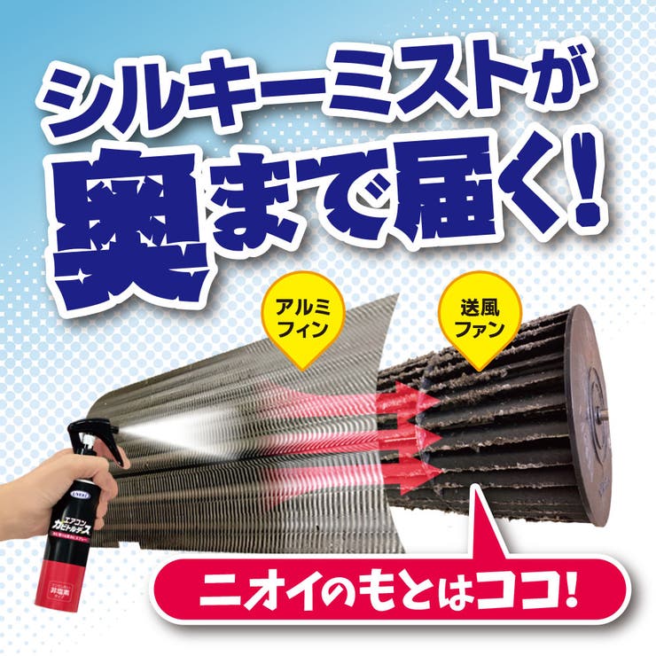 エアコンカビトルデス カビ取り&防カビスプレー | UYEKI(ウエキ) | 詳細画像3 