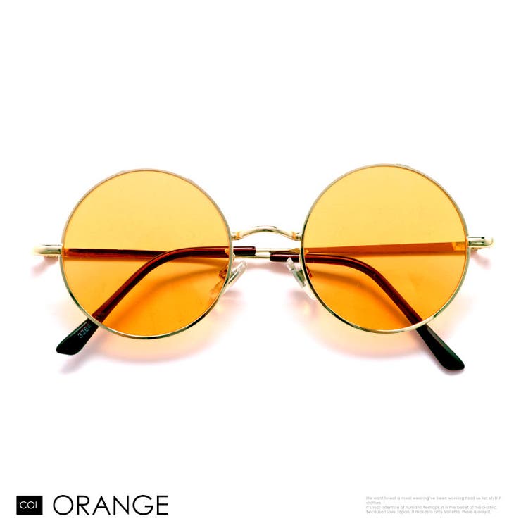 サングラス メガネ 眼鏡 レディース オレンジ メンズ 通販
