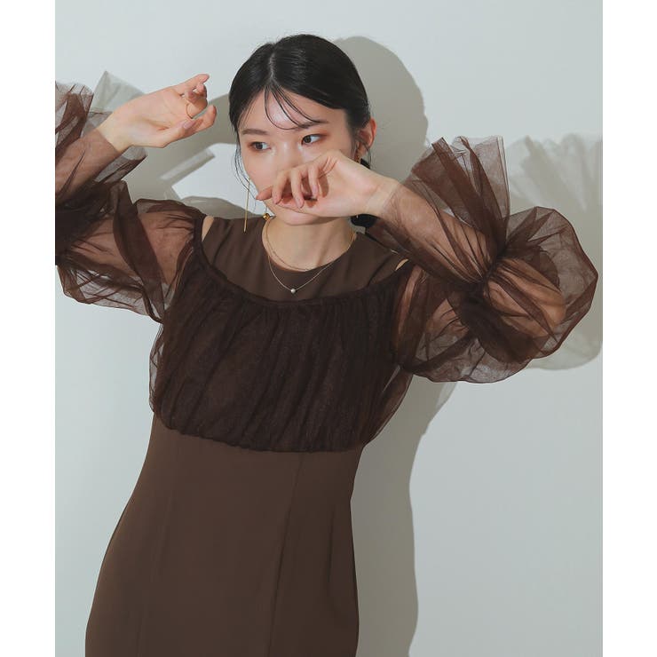 チュール キャンディースリーブ Iライン[品番：BECW0010367