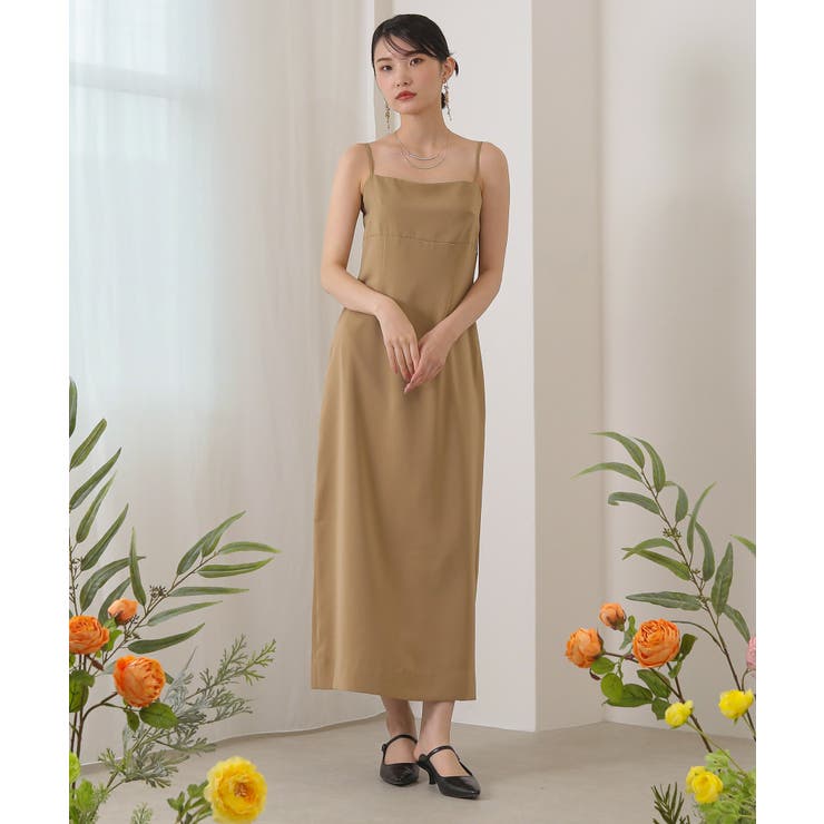 チュールボレロ キャミワンピース 2点セット[品番：BECW0010320