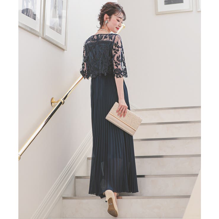 フラワー 刺繍 レース[品番：BECW0000965]｜kana（カナ）の