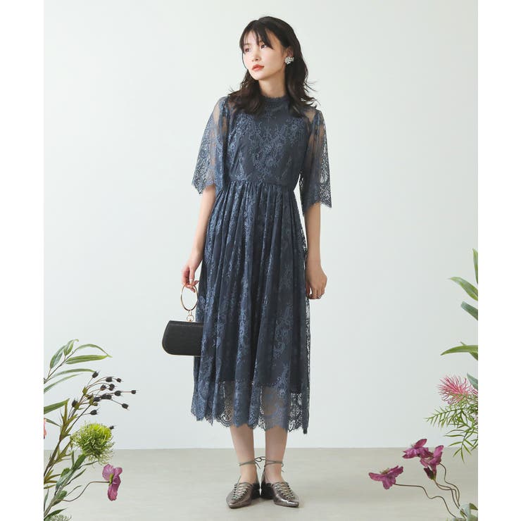 レース ドレス ワンピースドレス[品番：BECW0001151]｜kana